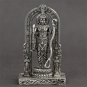 Ram Lalla Shri Ayodhya Mandir 925 Sterling Silver Idol