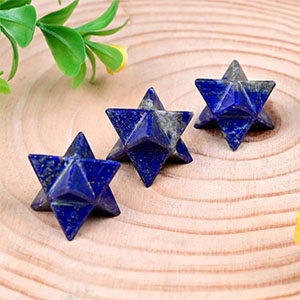 Lapis Lazuli Star Pyramid Set of 3