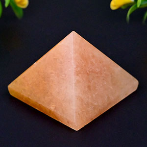 Natural Orange Jade Pyramid - 13 gms