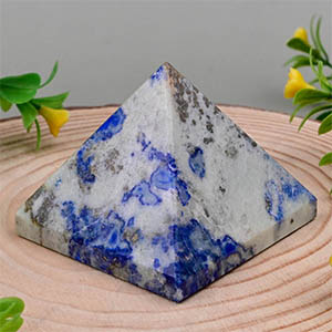 Natural Lapis Lazuli Pyramid - 264 gms