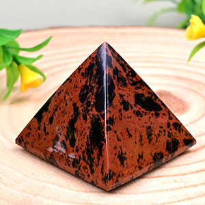 Natural Mahagony Pyramid - 80 gms