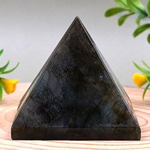 Labradorite Pyramid Support & Stability - 220 gms