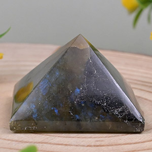 Labradorite Pyramid Support & Stability - 53 gms