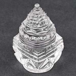 Sphatik Shree Yantra on Lotus - 103 gms