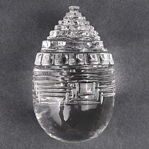 Sphatik Shree Yantra on Lingam - 124 gms