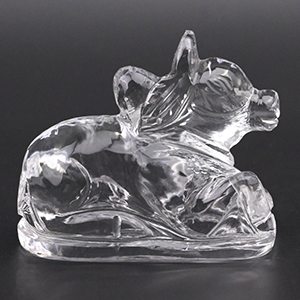 Sphatik Crystal Nandi - 202 gms