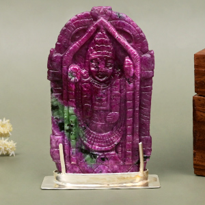 Ruby Tirupati Balaji Idol - 265 Carats