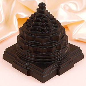 Shaligram Meru Shree Yantra - 732 gms