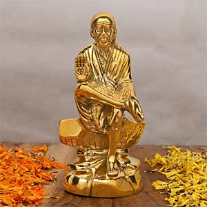Sai Baba Brass Murti