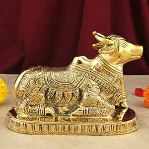 Nandi Superfine Brass Idol