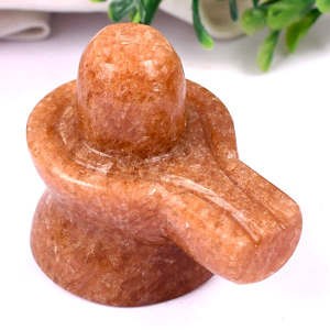 Red Jade Shivling 63 gms