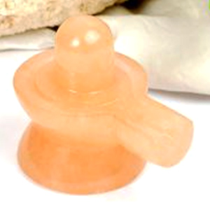 Shivalinga in Orange Jade 130 gms