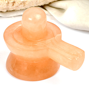 Shivalinga in Orange Jade 144 gms