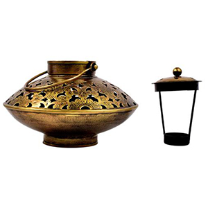 Designer Iron Dhoop Aarti Lamp (I)