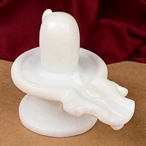 Buy Makrana Marble Shivaling from Rudra Centre (Rudraksha Ratna) at reasonable prices.