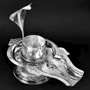 Yoni base in Pure Silver IX
