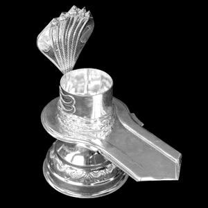 Yoni base in Pure Silver XIII
