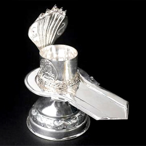 Yoni base in Pure Silver XV
