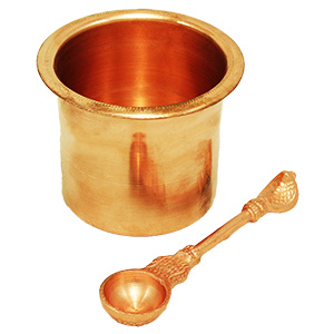 Panchapatra In Copper