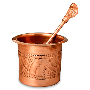 Designer Panchapatra In Copper