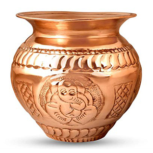 Designer Kalash in Copper