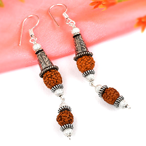 Rudraksha Earring (Design V)