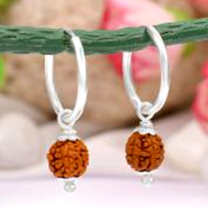 Rudraksha Earrings Set (I)