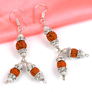 Rudraksha Earring (Design XX)