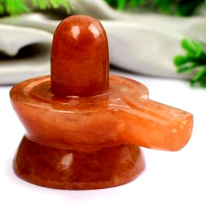 Shivalinga in Red Jade 102 gms
