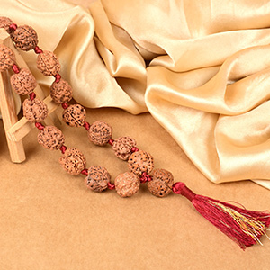 3 Mukhi Nepal Rudraksha Kantha Mala