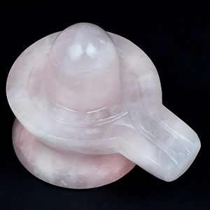 Rose Quartz Shivling - 302.04 gms