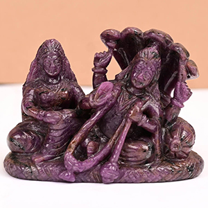 Vishnu Laxmi Sheshnaag Ruby Idol