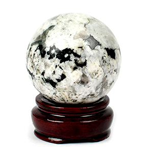 SB50 Snowflake Obsidian Ball