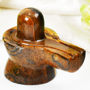 Shivlinga in Tiger Eye 48 gms I