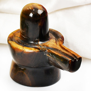 Shivlinga in Tiger Eye 51 gms