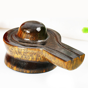 Shivlinga in Tiger Eye 53 gms