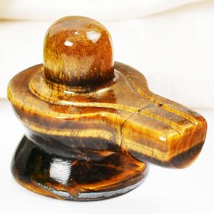 Shivlinga in Tiger Eye 56 gms