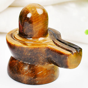 Shivlinga in Tiger Eye 74 gms