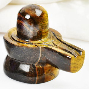 Shivlinga in Tiger Eye 77 gms