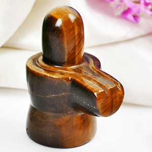 Shivlinga in Tiger Eye 88 gms