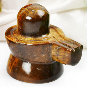 Shivlinga in Tiger Eye 91 gms