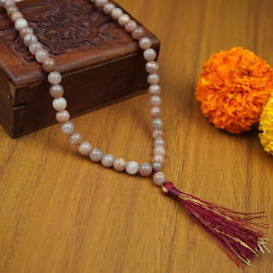 Natural Sunstone Mala