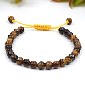 Tiger Eye Adjustable Thread Bracelet