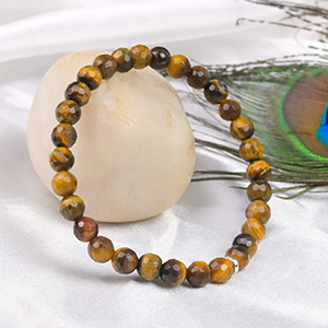 Tiger Eye Faceted Beads Bracelet
