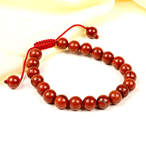 Red Jasper Adjustable Bracelet - 8 mm
