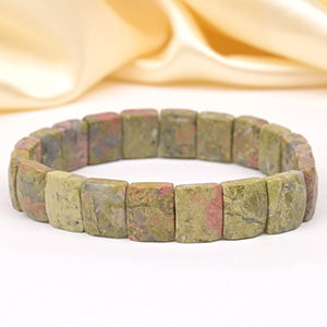 Buy Natural Unakite Bracelet from Rudra Centre (Rudraksha Ratna) at reasonable prices.