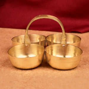 Brass Puja Chaumukha Chopda