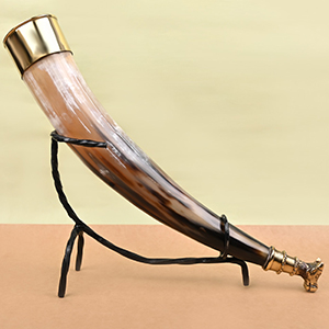 Bull Horn Gaumukhi Shringi for Abhishekam - 250 gms