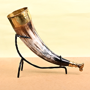 Bull Horn Gaumukhi Shringi for Abhishek - 284 gms