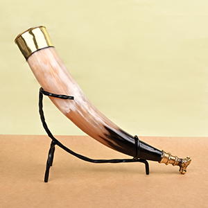 Bull Horn Gaumukhi Shringi for Abhishek - 287 gms